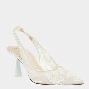 Betsey Johnson Nikki Ivory Slingback Heels